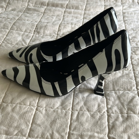 Caverley Zebra Print Pumps - Picture 5 of 10
